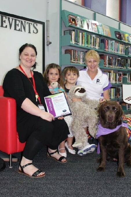 Top readers: Nowra Library has been recognised for its literacy program Paws ‘n’ Tales.