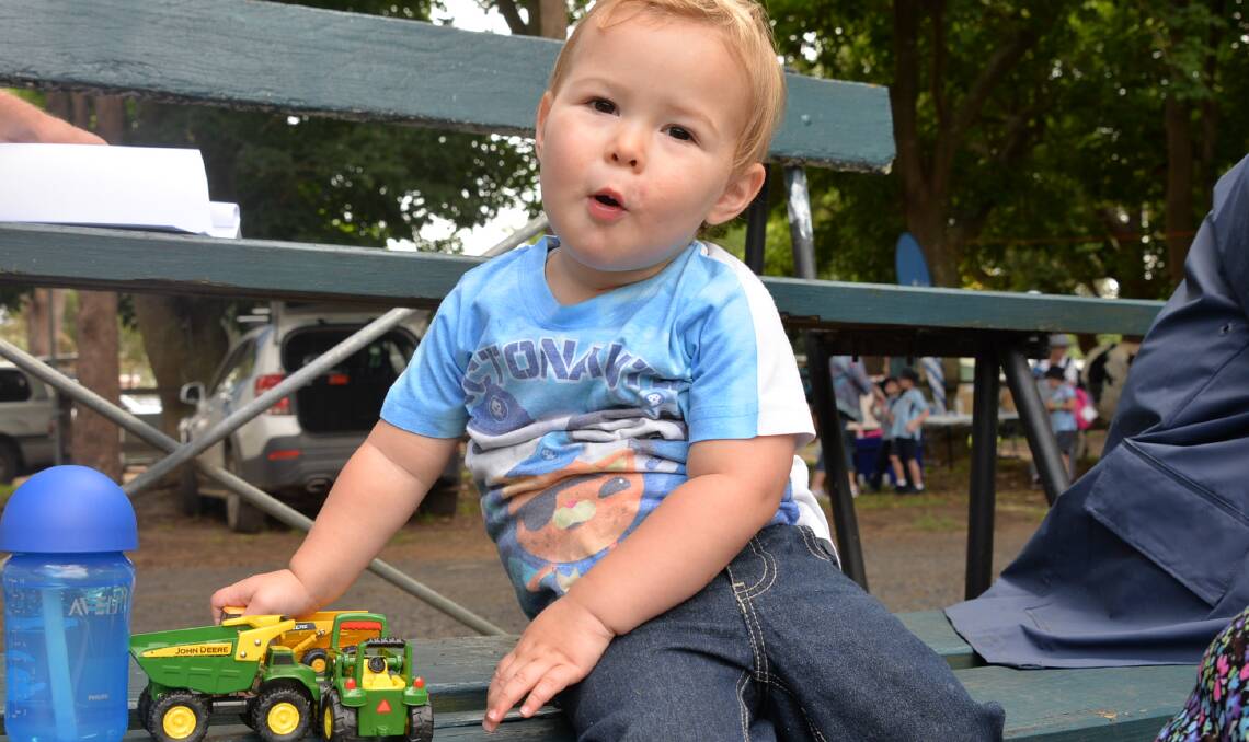 Children of all ages are enjoying the Nowra Show today.