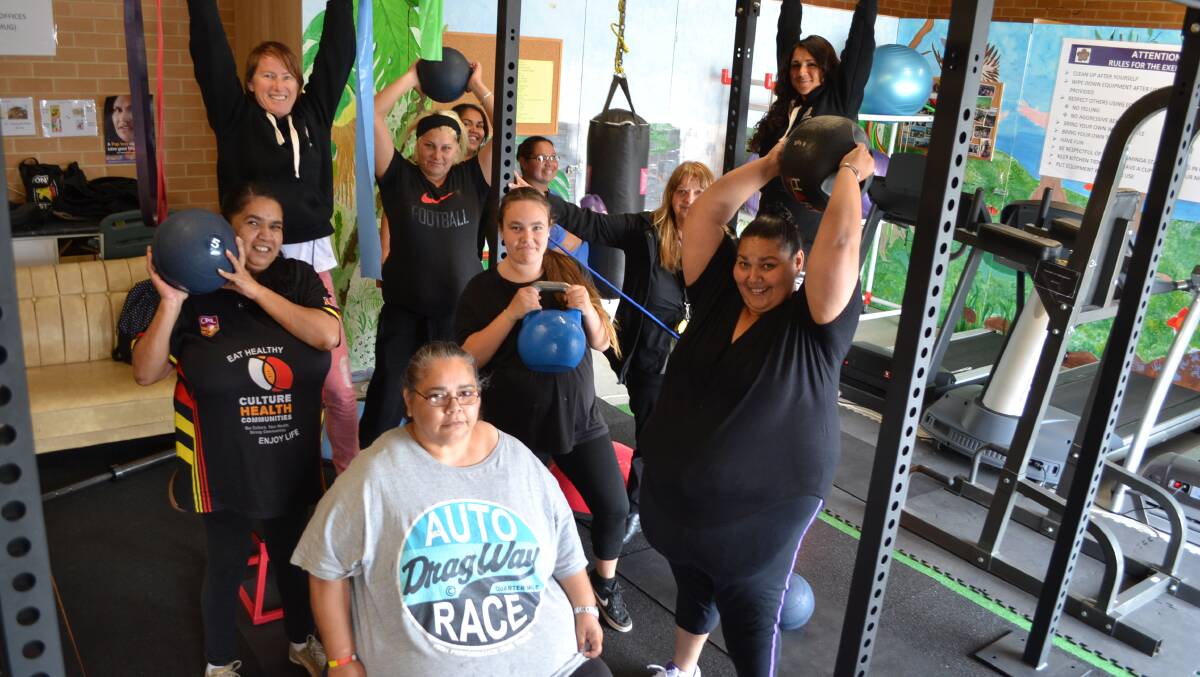 Challenge accepted: This year's team of women who joined the Dead or Deadly health and wellbeing program, run through Waminda, have lost a total of 159kg to take home top spot at this year's NSW Knockout Health Challenge. Photo: Jessica Long