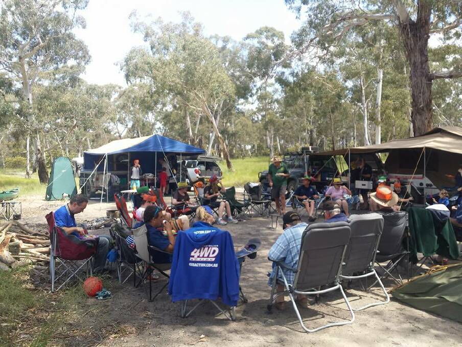Shoalhaven 4WD Club Christmas Party at Stewarts Crossing, a short distance from Nerriga in 2015.
