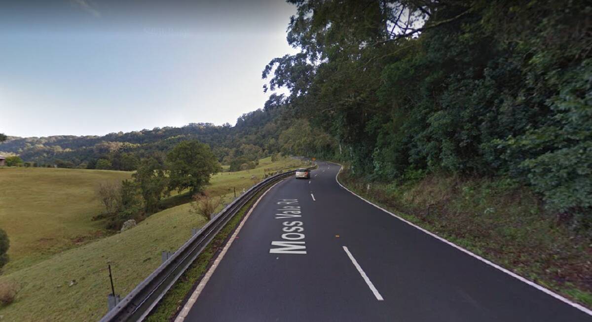 A section of Moss Vale Road where line-markings may be changed for safety purposes. Picture: Google Maps