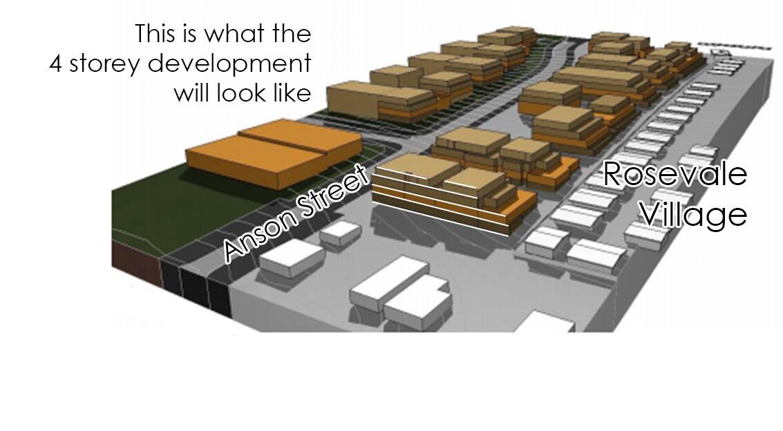 Sketch of the development yet to be approved by the state government.