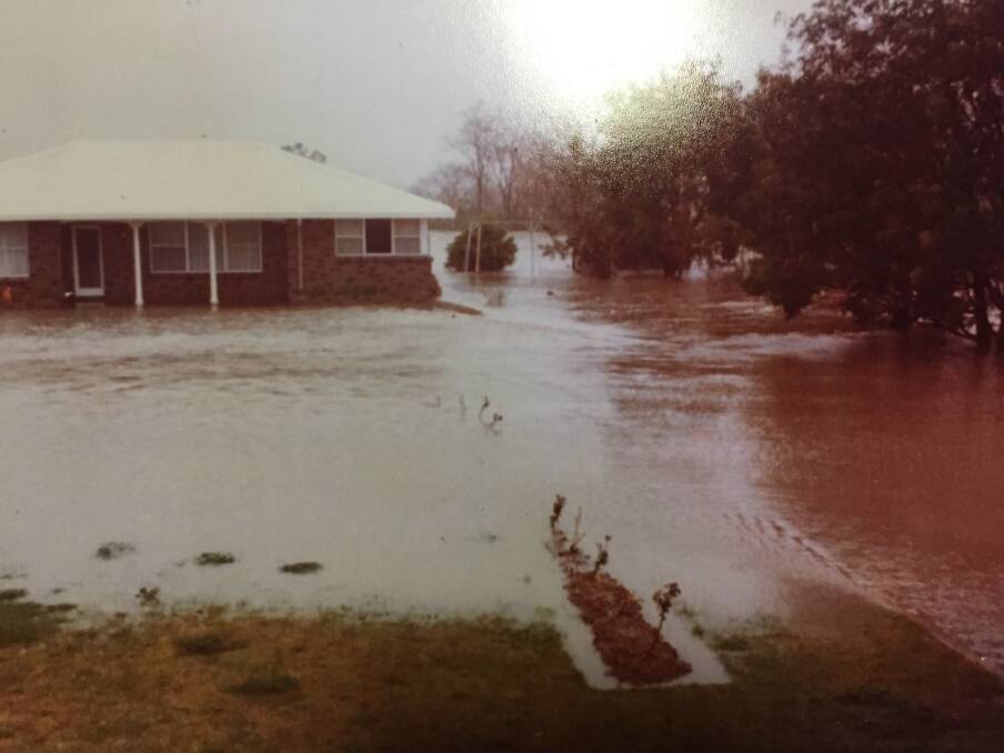 Flooding in Terara in 1974