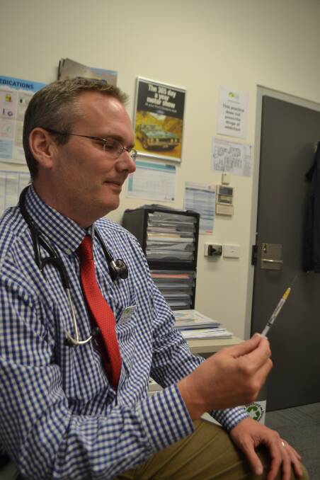 Vaccination is a no-brainer according to Dr Richard Griffiths of Grand Pacific Health in Nowra. Dr Griffiths has been treating patients affected by a whooping cough outbreak in recent weeks.
