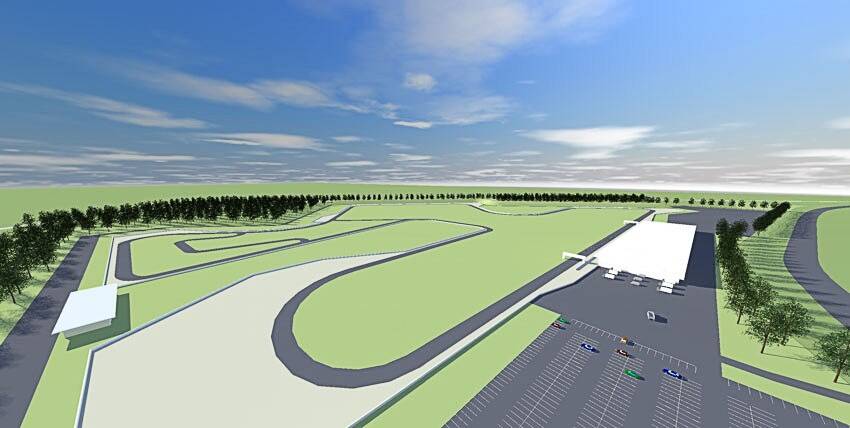 DREAM ALIVE AGAIN: An artist's impression of the Yerriyong motorsports complex
