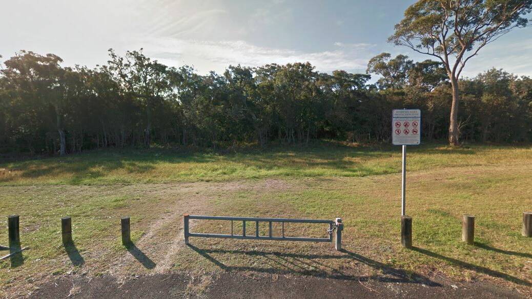 Part of the reserve at Shoalhaven Heads being discussed at Monday's development committee meeting. Picture: Google Maps