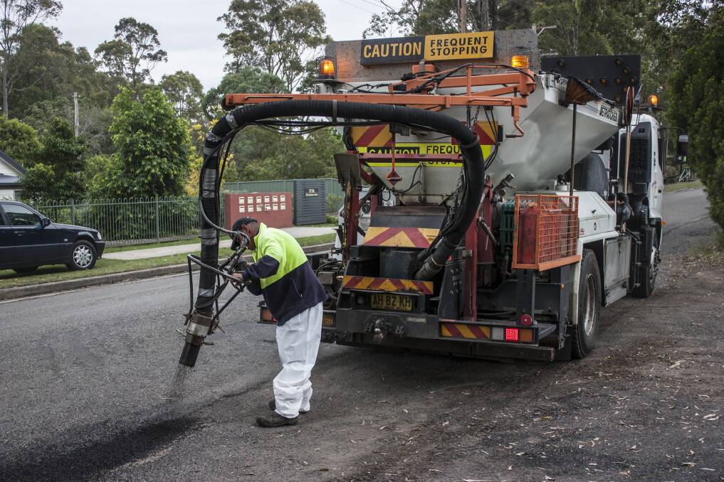 POTHOLE PATROL: Extra crews will be working across the Shoalhaven, repairing the  potholes which have formed thanks to the rain. Image: supplied.