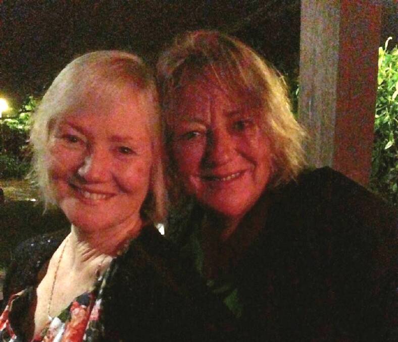 FAMILY CONNECTION: Damien Martin's aunt Judith Hart and late mother Lyn Martin. Their cousin's son is Jai Sheridan. Both men completed dramatic surf rescues just a day a part last week. Photo: Supplied. 