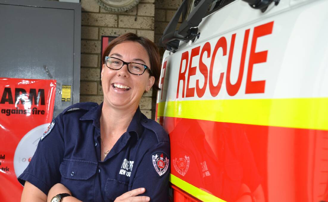 Rebecca Chapman has written herself into history becoming the first female acting deputy fire captain in Nowra.