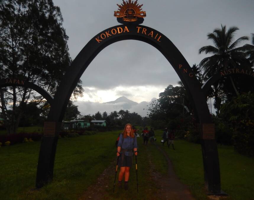 Bronte Heslehurst completes the Kokoda trail.