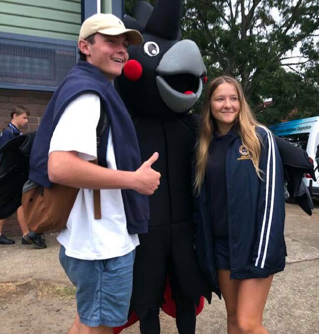 Nowra High School had a great day launching its new Best Practice Program and revealing its new school mascot. Photos: Supplied