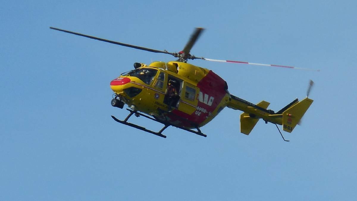 The Westpac Lifesaver Helicopter took part in Sunday's search for a suspected missing person near Curarrong.
