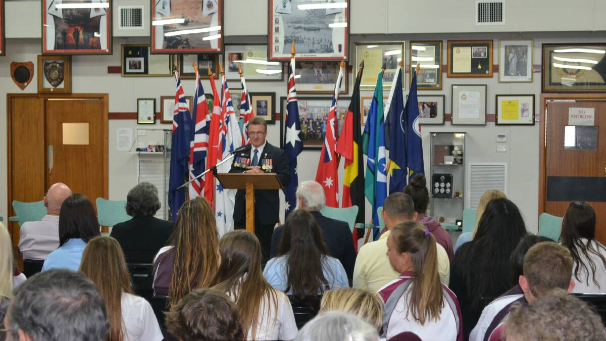 BIG OCCASION: The dedication of the In Memory exhibition to its permanent home in the Nowra RSL Sub-Branch Hall.