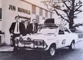 Mr Mason's Vauxhall Ventora which was driven by David Walker, Doug Morris and Brian Jones with sponsor Jim Russell prior to the 1968 event.