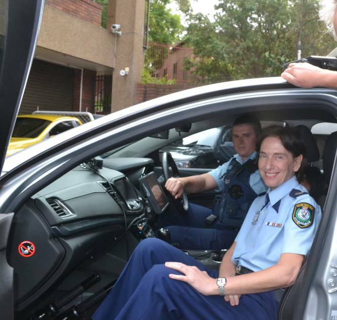 NSW Police Force Deputy Commissioner Catherine Burn during a visit to Nowra.