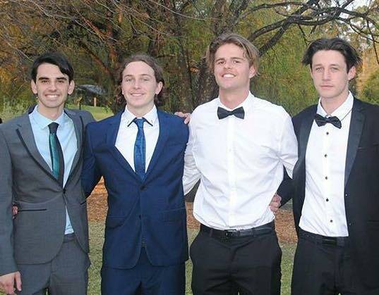 Bomaderry High's Brodie Nielsen (third from left) achieved three Band 6s in Geography, Modern History and PDHPE.