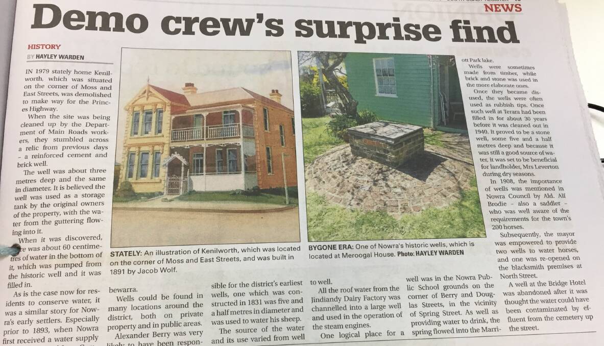 
HISTORY: South Coast Register journalist Hayley Warden’s historical article which led Nowra Public students on a treasure hunt.
