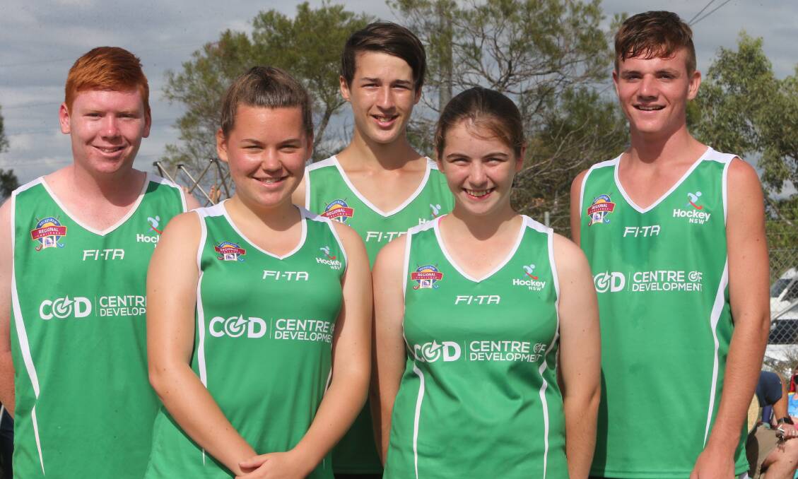 STING IN THEIR TAIL:  Shoalhaven based players in the Southern Stingrays (from left)  Sam Wright-Smith, Yasmin Phelan, Scott Crisafi, Iszi Crawford and Wade Phillips-Hands.