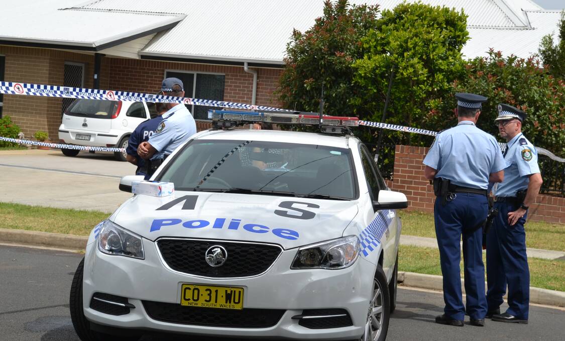 Strong presence: Police are investigating the suspicious death of  a 63-year-old man in Nowra.