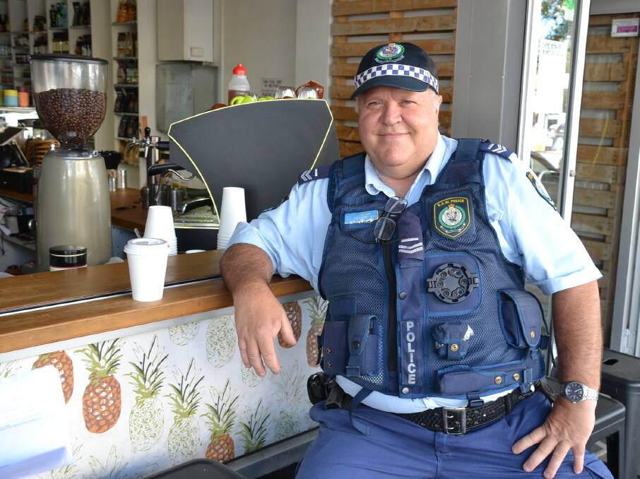 NSW Police Shoalhaven crime prevention officer Senior Constable Anthony Jory is looking forward to the Coffee with a Cop on May 8.
