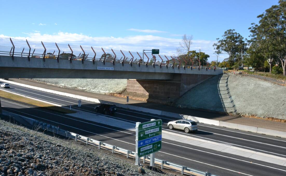 There will be changed traffic conditions over the next month at the southern interchange at Berry to finish building the new roundabout at Kangaroo Valley Road and Queen Street.