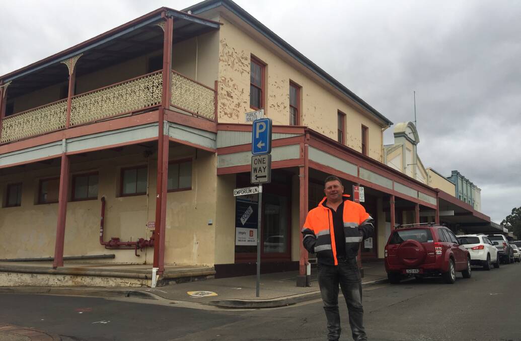 NEW LIFE: Maurice Bertapelle and the team from Iconic Property Holdings, part of the Iconic Group, will project manage and undertake the restoration work of the former Spotlight building in the Nowra CBD. 