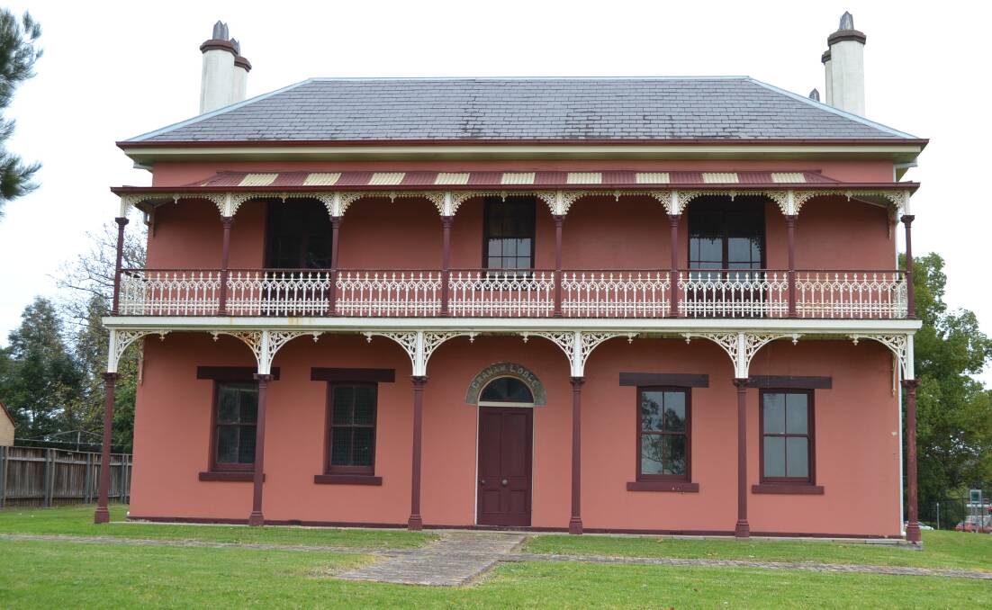 The historic Graham Lodge in Nowra.
