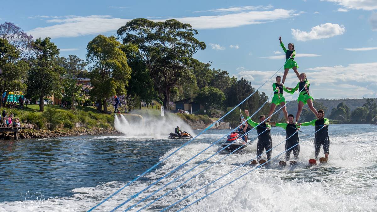 ON THE WATER: Well-known local photographer Howard Mitchell captured some of the spectacular action from last weekend’s Shoalhaven River Festival.