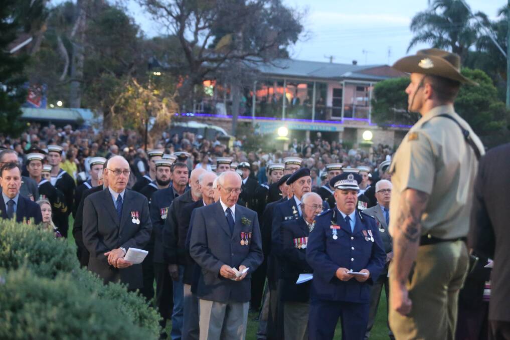 Soil will be taken from Anzac Park at Greenwell Point which always atrracts huge crowds to its dawn service on Anzac Day.
