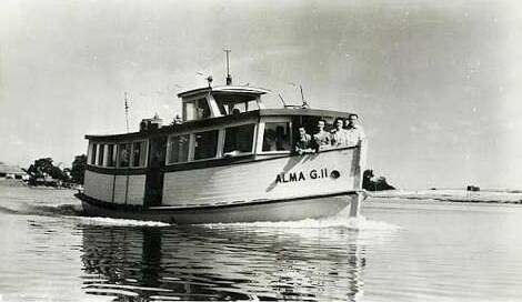 HISTORY:  Michael Allen sent us this great photograph of the Alma G II while in service at Forster.
