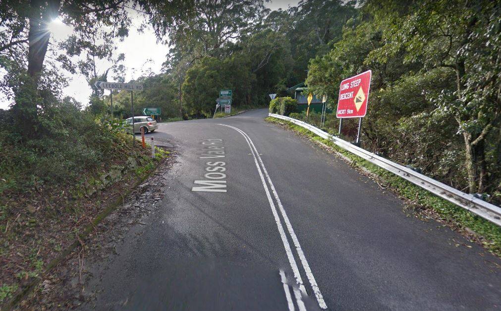 A drop-in session about proposed roads works on Moss Vale Road over Barrengarry, Kangaroo Valley and Cambewarra will be held in Kangaroo Valley on Saturday. Photo: Google Maps