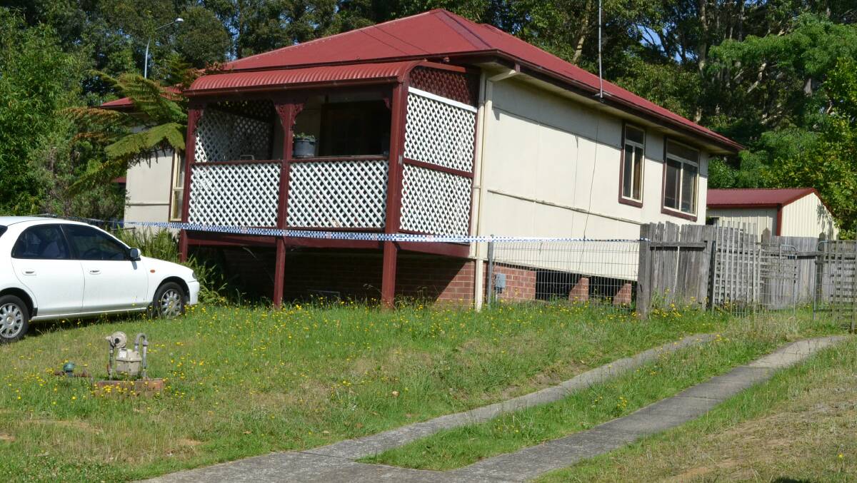 CRIME SCENE: The home in Bourne Avenue, East Nowra where the stabbing allegedly occurred