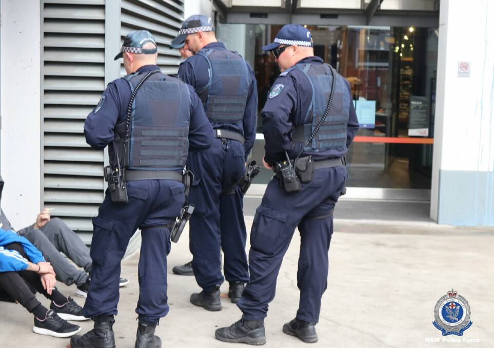 BUSY TIME: Members of the Southern High-Visibility Police Unit are regularly on the beat. Image: NSW Police