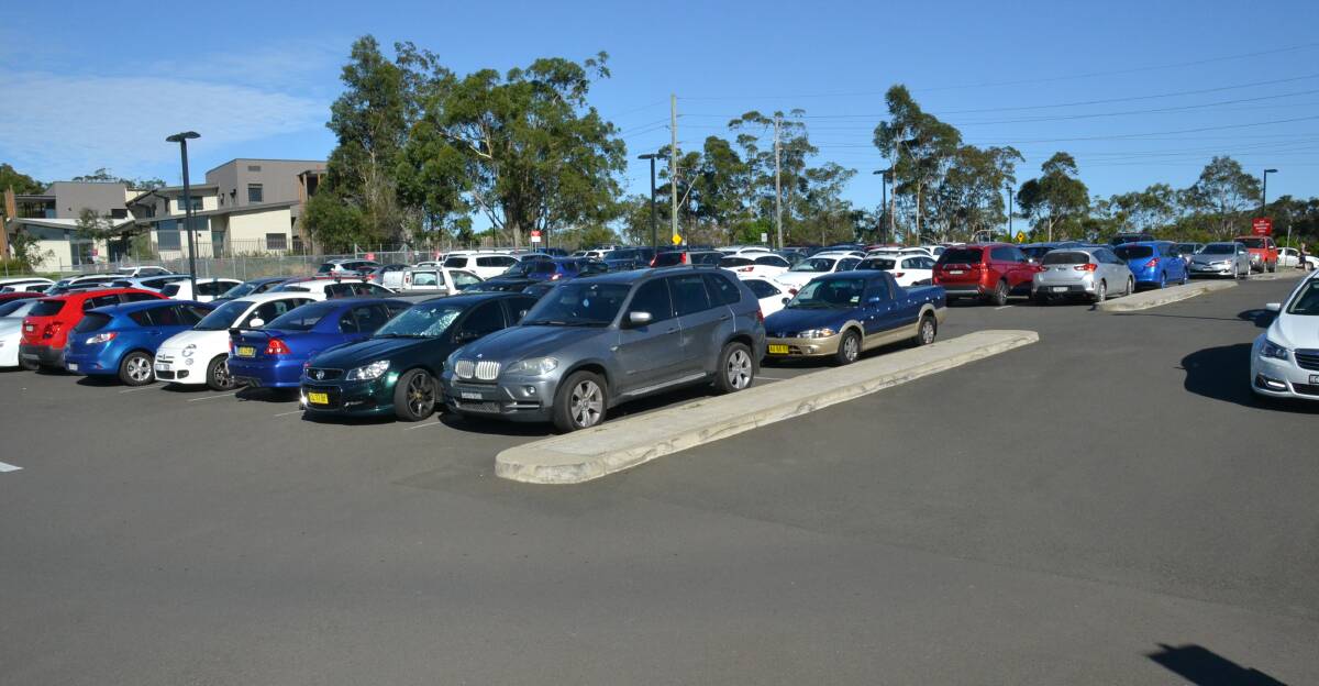 The current car park at Shoalhaven District Hospital which will be upgraded with a $9.8m multi-level car park.