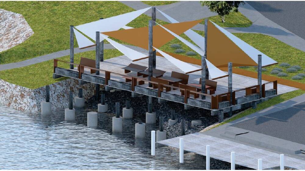  NEW LOOK: What the Nowra Sails project on the former Nowra Sailing Club site on the southern bank of the Shoalhaven River at Nowra will look like. Image: Shoalhaven City Council