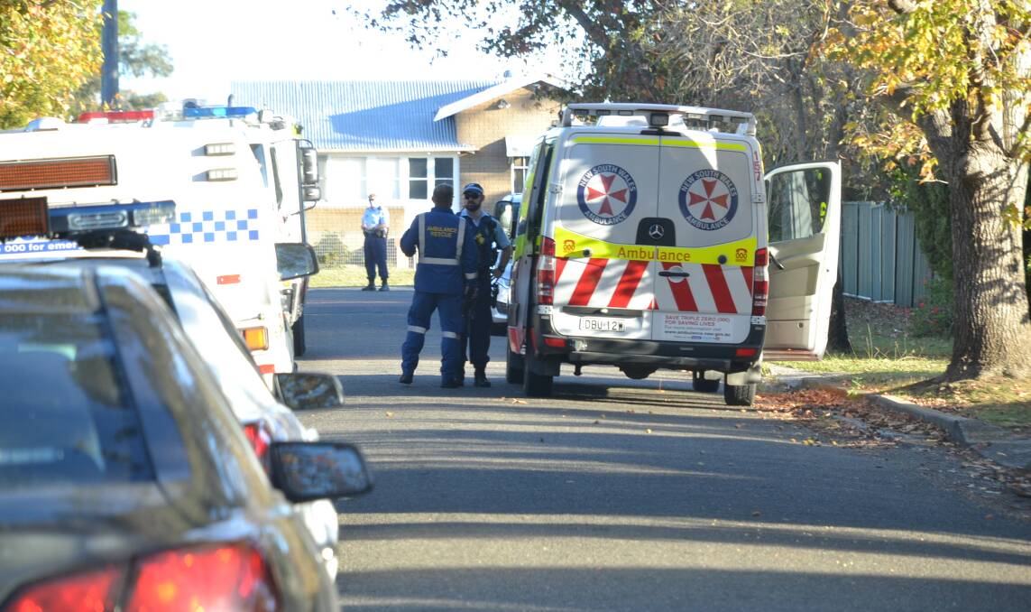 Emergency services were called to a home in Leatham Avenue,  Nowra just after 3.30pm to reports a women had been stabbed.