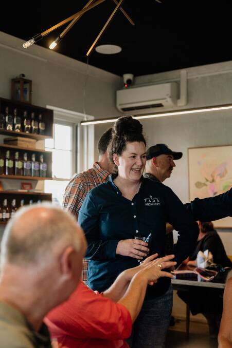 Alarna Doherty left corporate life to run a distillery, studying the craft and gaining experience around the world. Picture supplied.