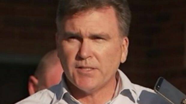 Dreamworld CEO Craig Davidson speaks to media about the accident at the park. Photo: ABC News