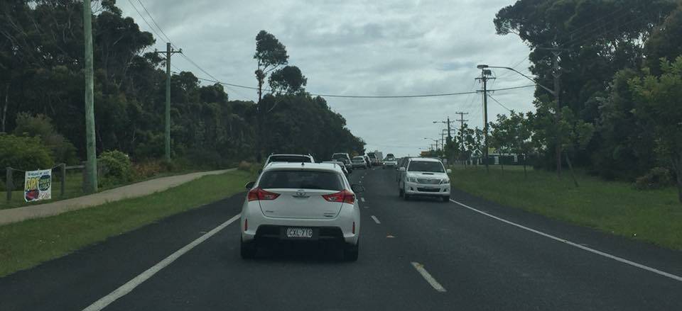 Traffic was banked up in the northbound lane from Ulladulla to Burrill Lake on January 3. Motorists have also reported sitting in traffic in the southbound lane of the Princes Highway from Milton to as far as Lake Conjola.  