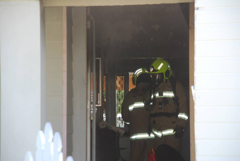 About 80 per cent of the weatherboard home is damaged by heat and smoke. Picture: Angela Thompson
