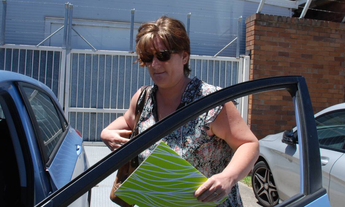 NOT GUILTY: Elizabeth Millar, better known as Lizzie Millar, departs Port Kembla Court House on Wednesday afternoon. Picture: Angela Thompson