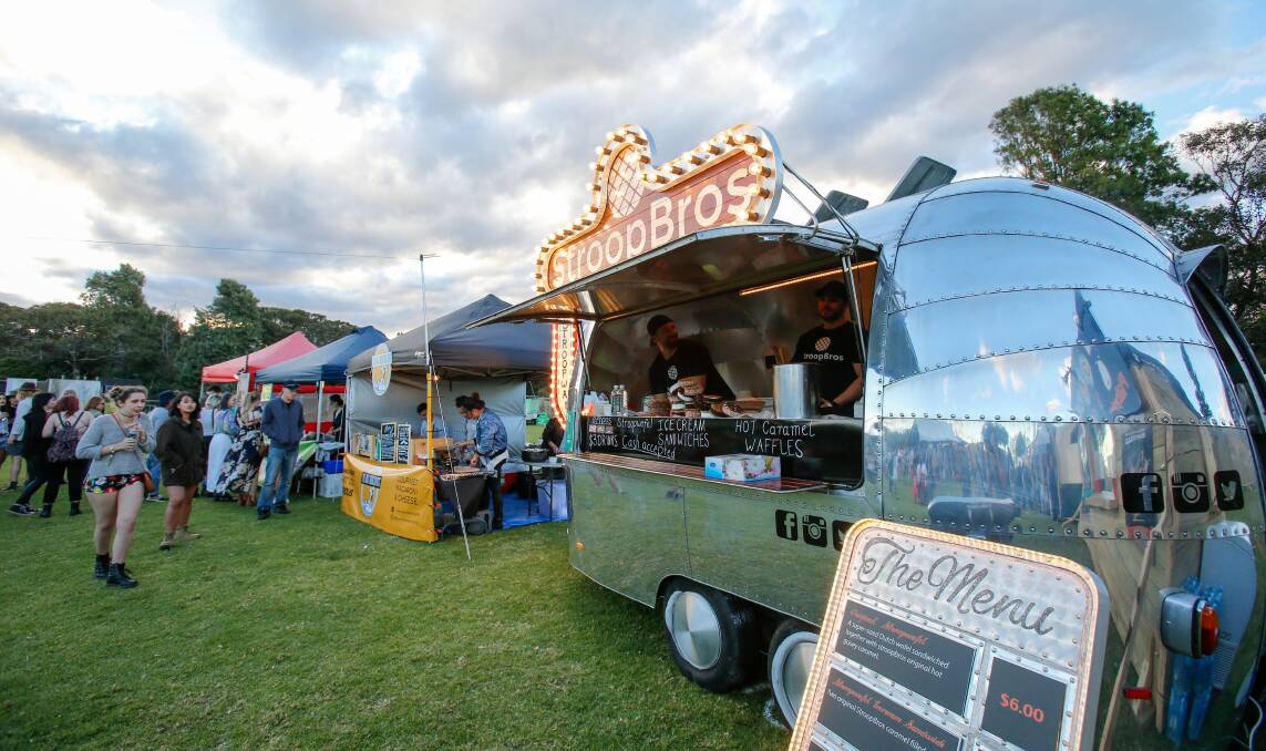 FLASHBACK: A food van at the Yours and Owls festival in Stuart Park in North Wollongong 2016. Picture: Adam McLean