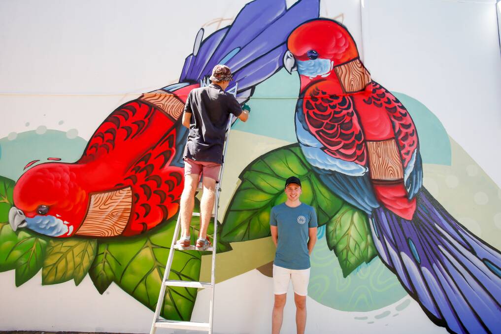 Dapto goes from ‘drab’ to fab with a paintbrush