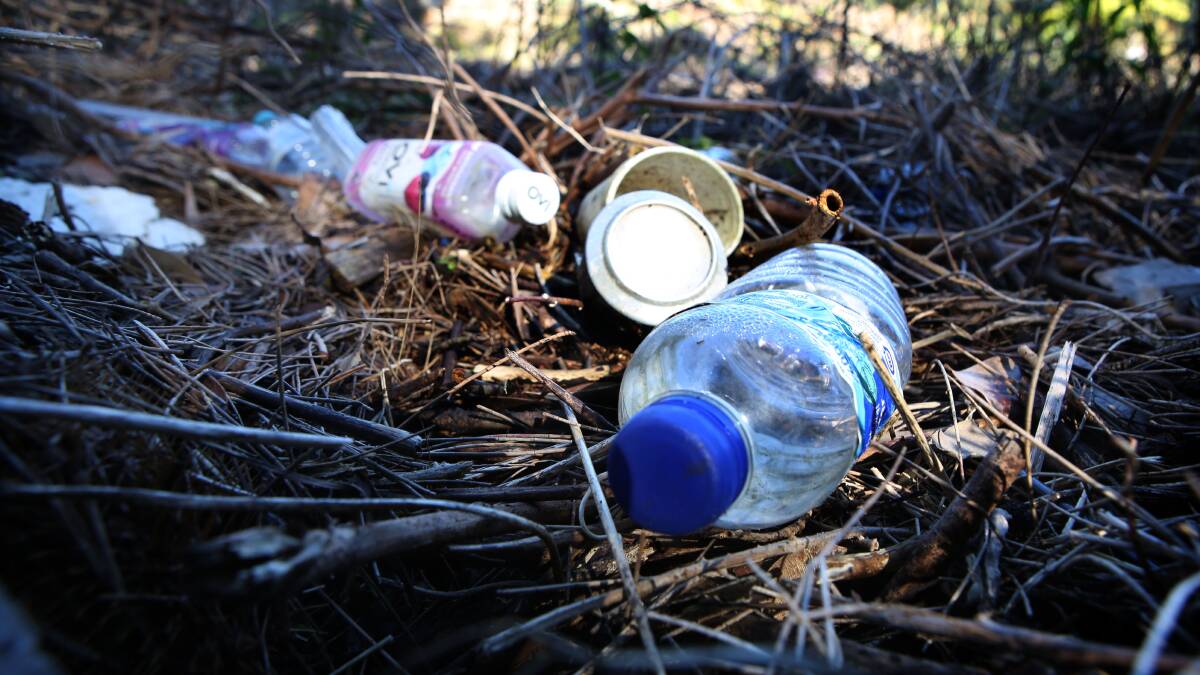 BIN IT: More than $200,000 has been allocated to help reduce litter on Illawarra-Shoalhaven beaches, roads and tourist hotspots. Photo: James Alcock/Fairfax Media.