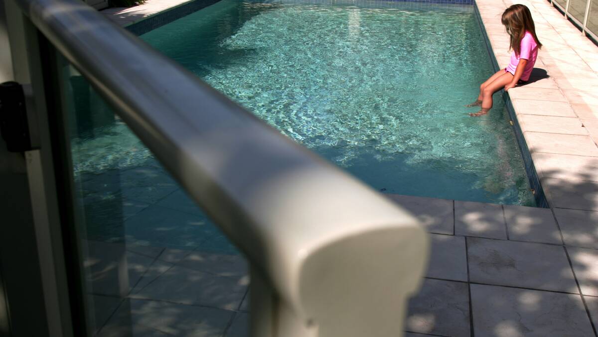 Fencing around a pool is important in keeping kids safe. Image: Natalie Grono.