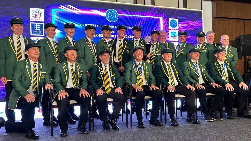 The World Cup-winning Australia Men's 60s side. Picture supplied