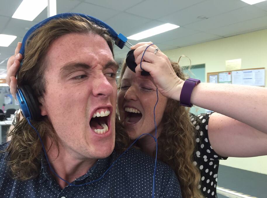 Shoalhaven journalists Courtney Ward and Jessica Clifford have been arguing all morning over who will win this year's Triple J Hottest 100.