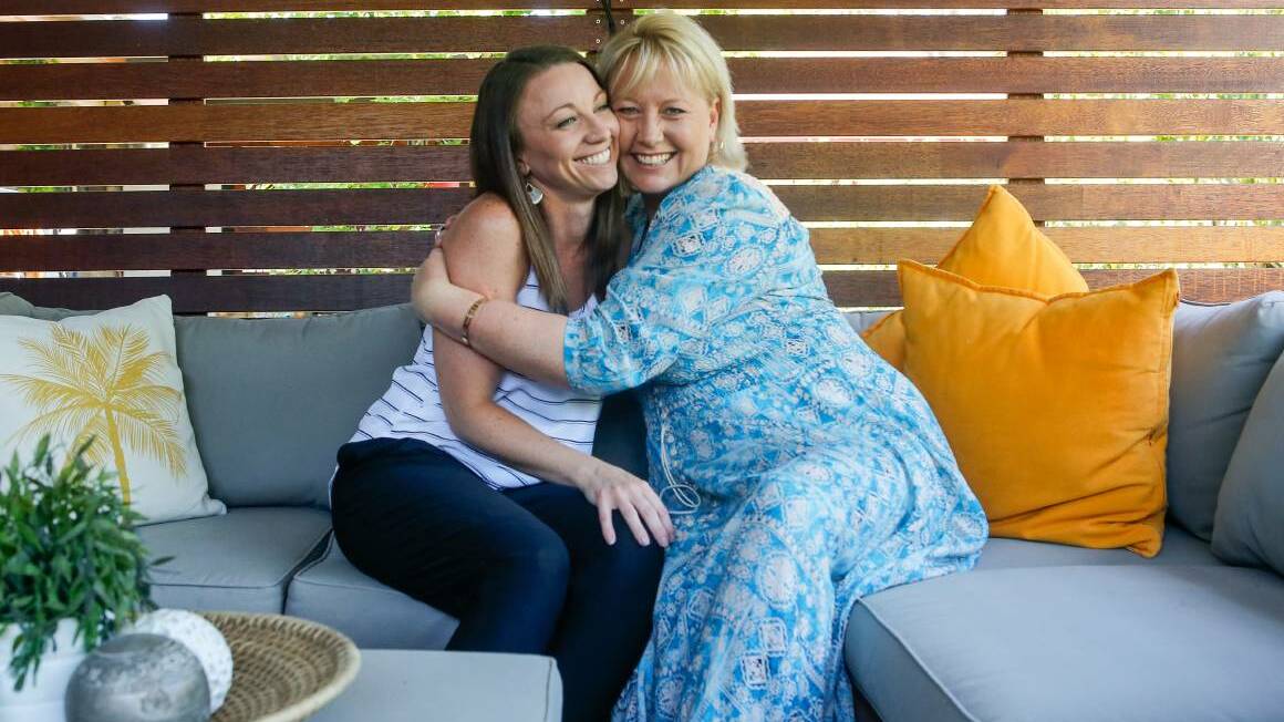 Sister act: Tisha Greaves and Mia Wingrove have always shared a close bond, and are now starting their surrogacy journey. Picture: Adam McLean