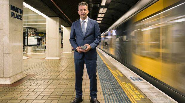 NSW Transport Minister Andrew Constance says people need to embrace disruption. Photo: Louie Douvis