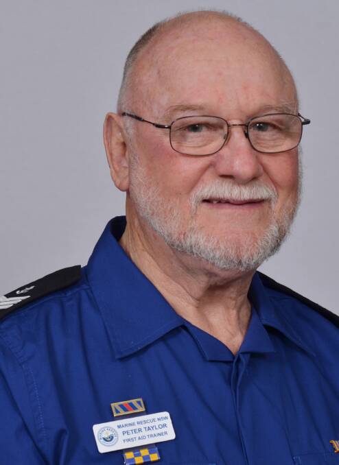 COMMUNITY: Peter Taylor has been recognised for his first aid training efforts.